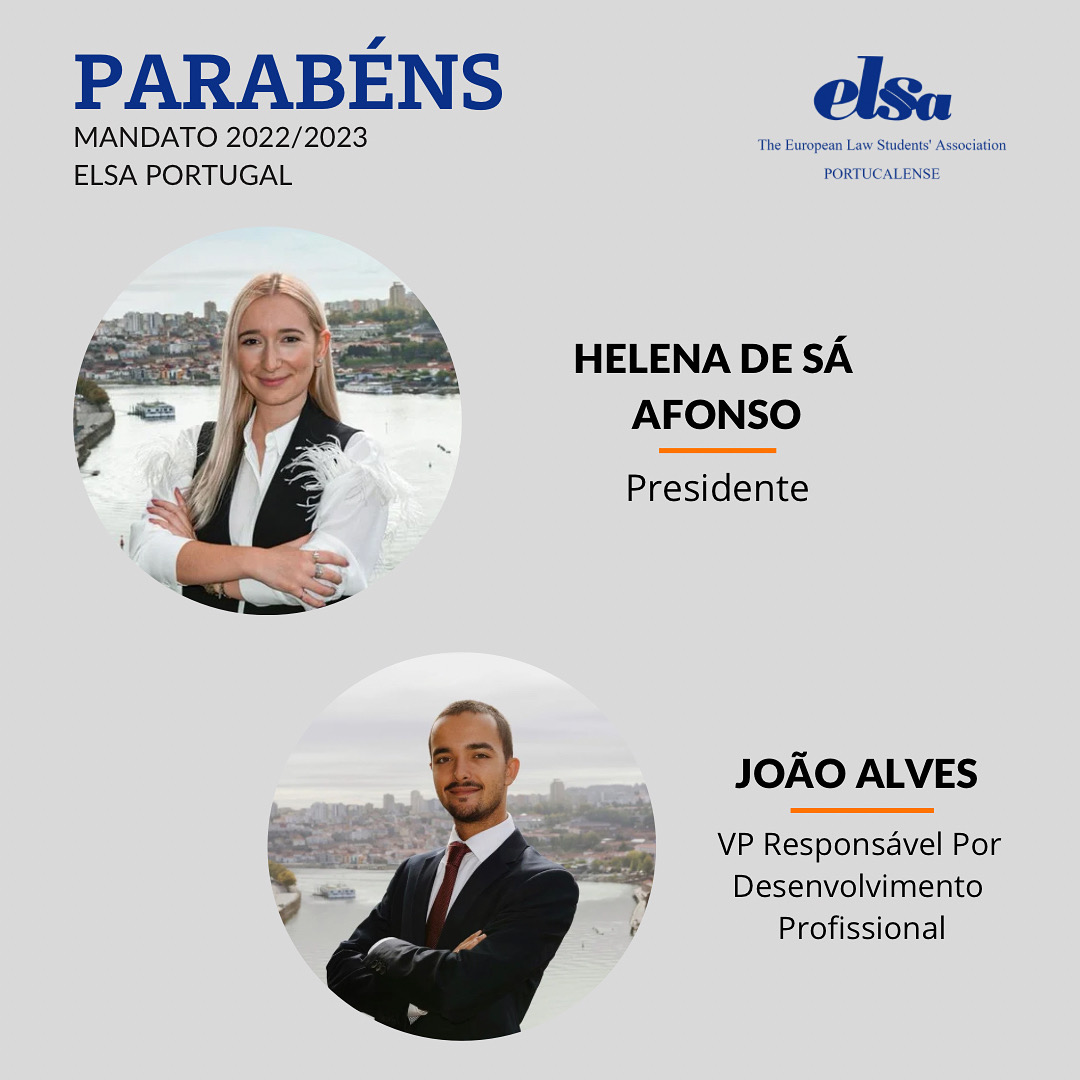 Parabéns a Helena de Sá Afonso e João Alves!