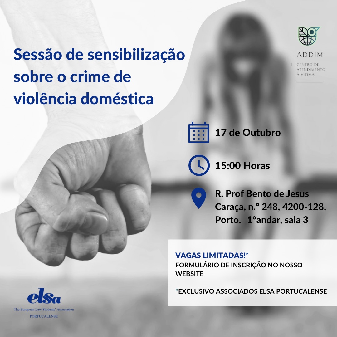 Sessão de sensibilização sobre o crime de violência doméstica